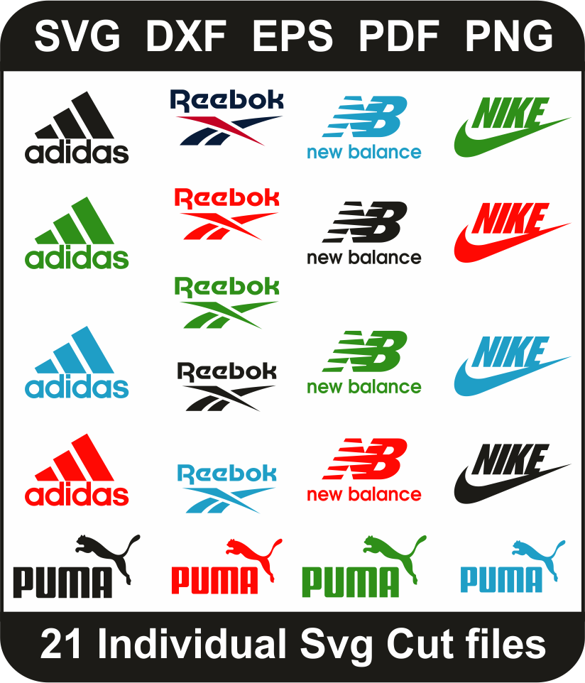 nike adidas new balance