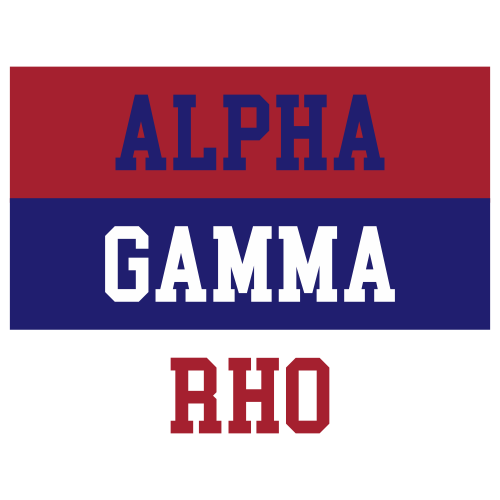 Alpha Gamma Rho Colourful Svg