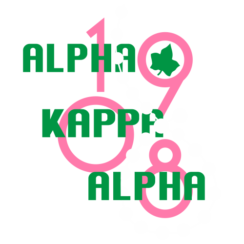 Alpha Kappa Alpha 1908 Leaf Svg