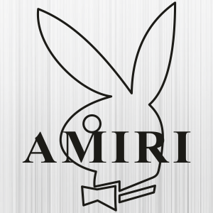 Amiri Playboy Bunny Svg