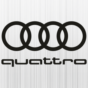 Audi-Quattro-with-Symbol-Svg