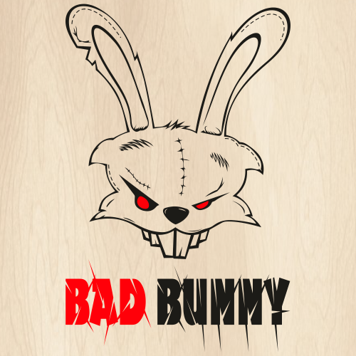 Bad-Bunny-Head-Svg