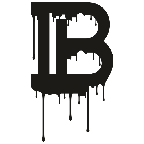 Balmain-B-Drip-Logo-Svg