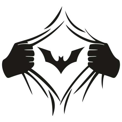 Bat Symbol On Chest Svg