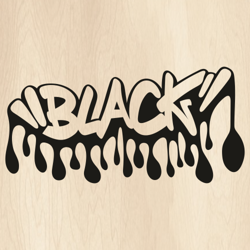Black-Dripping-Graffiti-Svg