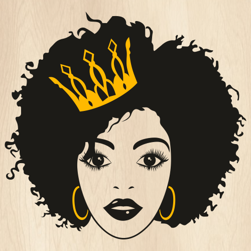 Afro-Queen-Crown-Svg