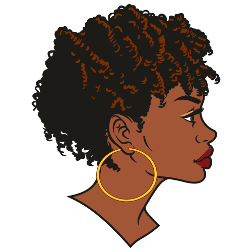 Black-Women-Curly-Hair-Svg