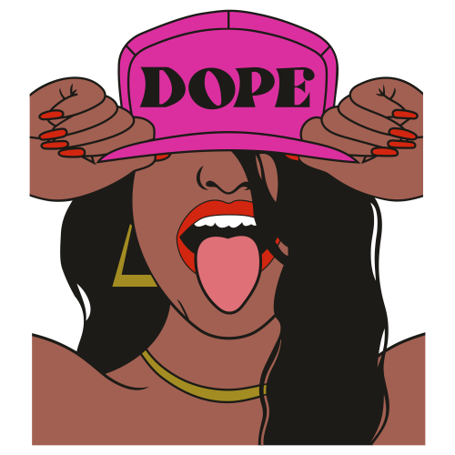 Afro-Woman-Dope-Svg