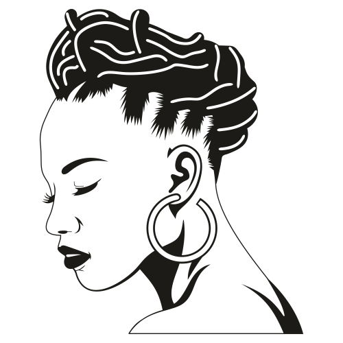 Black Woman Braids Locs Svg Afro Woman Svg Afro Woman Dreads Tshirt Logo African American Female Svg Cut File Download Jpg Png Svg Cdr Ai Pdf Eps Dxf Format