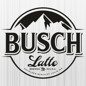 Busch-Latte-Brewed-In-USA-Black-Svg