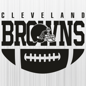 Cleveland Browns Ball Black Logo Svg