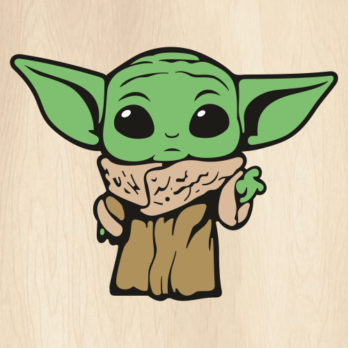 Star Wars Baby Yoda Svg