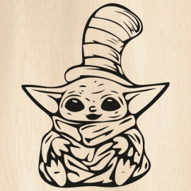 Cute-Yoda-Dr-Seuss-Day-Black-Svg