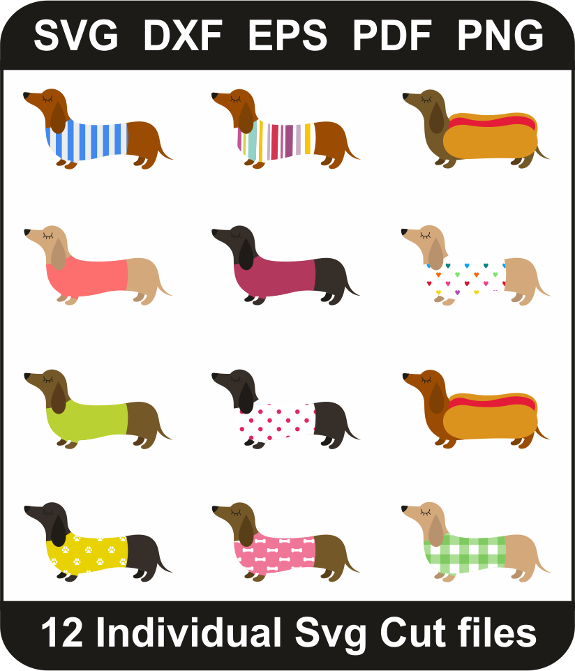 Dachshunds-Dog-Svg-Pack