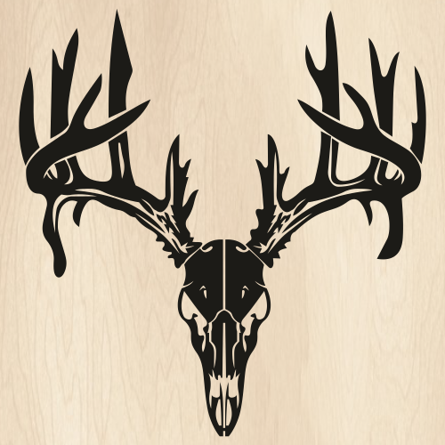 Deer-Antler-Skull-Svg