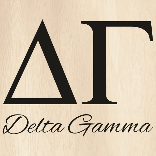 Delta Gamma Black Letter SVG | Delta Gamma PNG | Delta Gamma Greek ...