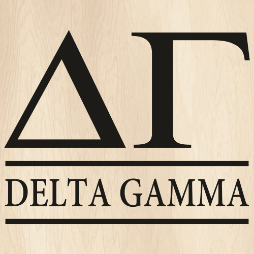 Delta Gamma Letter Svg