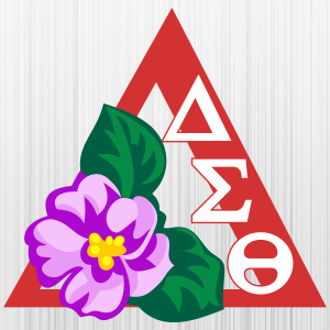 Delta-Sigma-Theta-African-Violet-Svg