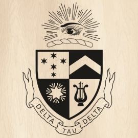 Delta-Tau-Delta-Crest-Black-Svg