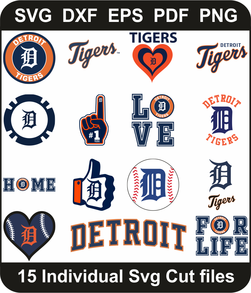 Detroit Tigers Svg Bundle Png online in USA