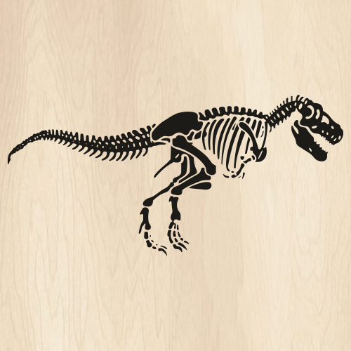 Dinosaur-Skeleton-Svg