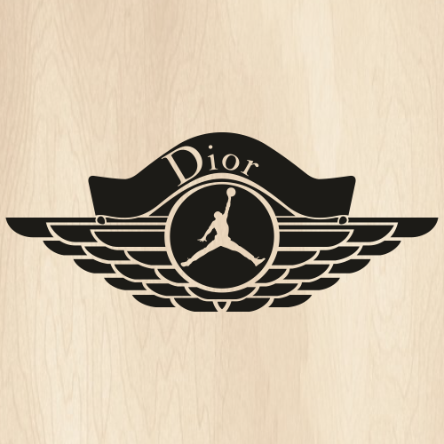 Dior Air Jordan Svg