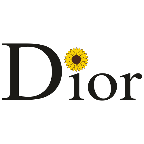 Dior Sunflower Logo Svg