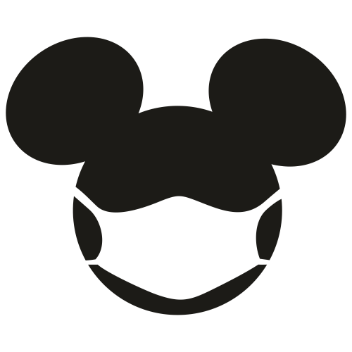 Face Mask Mickey Mouse Svg