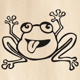 Frog-Outline-Svg