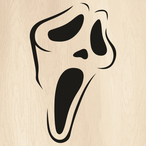 Ghost-Face-Scream-Svg