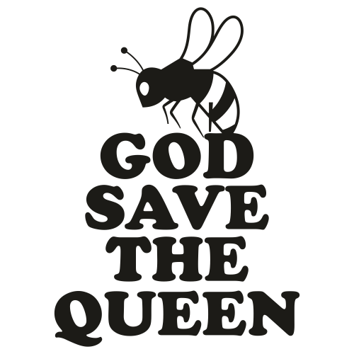 God-Save-The-Queen-Bee-Svg