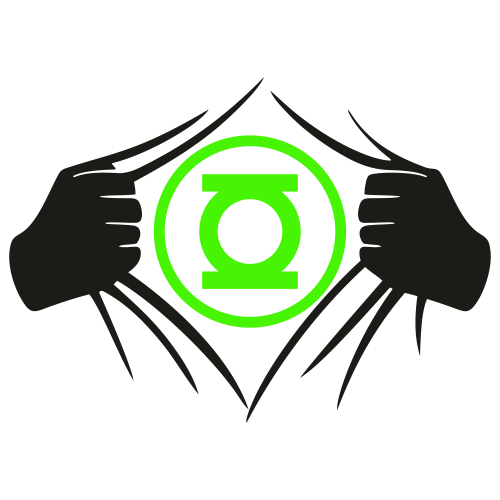 Green Lantern Cuttable Design Svg