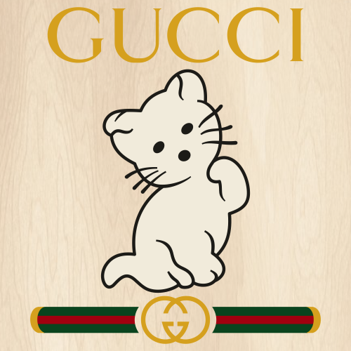 Gucci Cat Svg