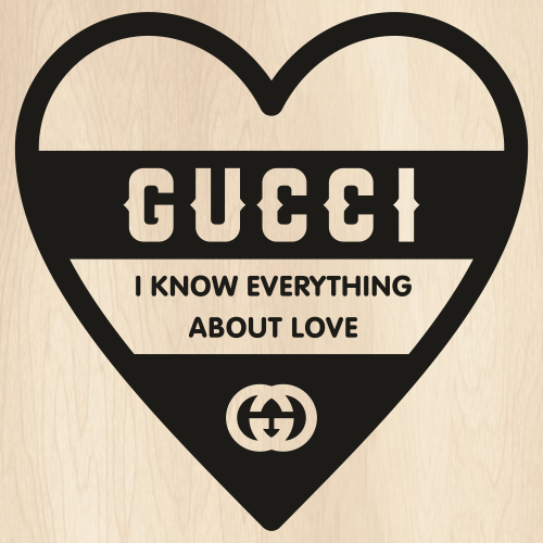 Gucci Heart Svg