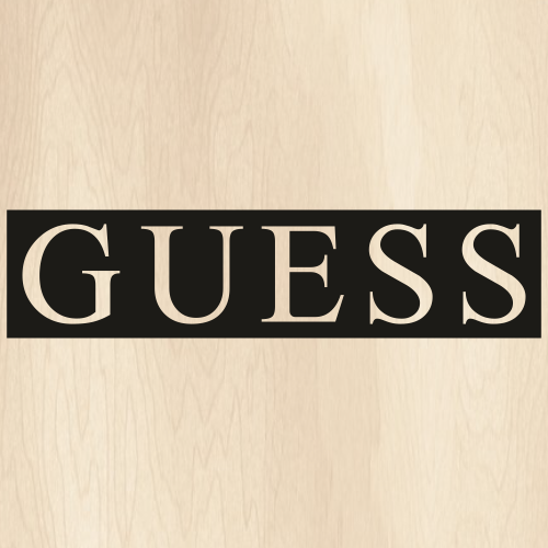 Guess Black SVG | Guess Jeans PNG | Guess Fashion Brand vector File ...