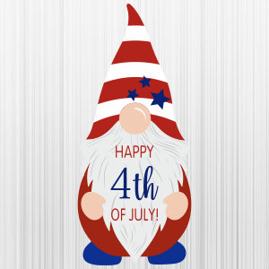 Happy 4th Of July Gnome Svg