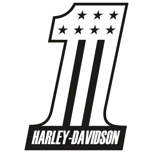 Harley-Davidson-No-1-Black-Svg