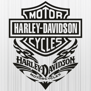 Harley-Davidson-Tattoo-For-Motorcycle-Svg