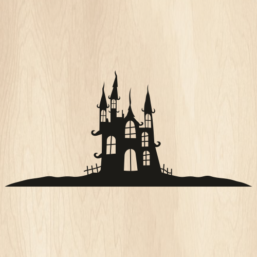 Haunted House Clip Art Svg