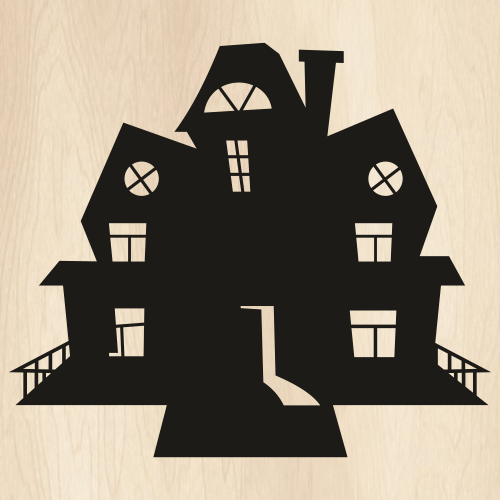 Haunted-Spooky--House-Png