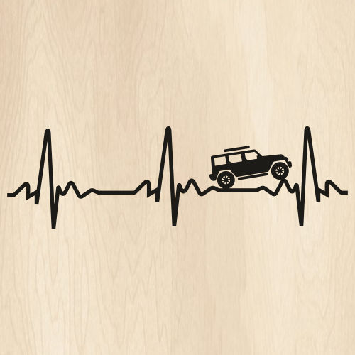 Heart-Beat-Jeep-Svg