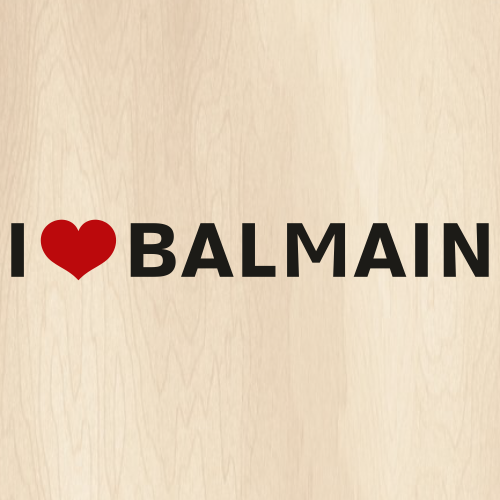 I-Love-Balmain-Svg