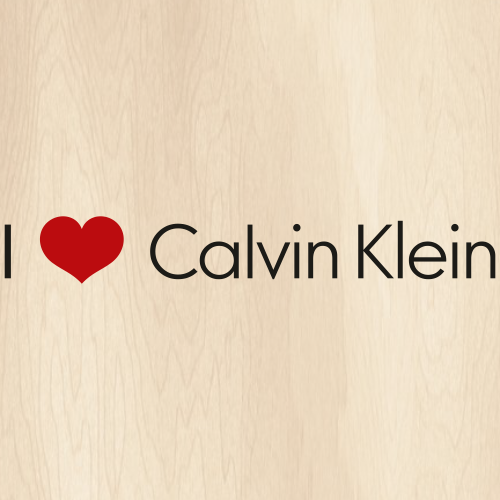 I Love Calvin Klein Svg