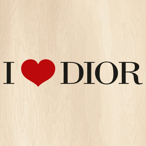 I Love Dior Svg