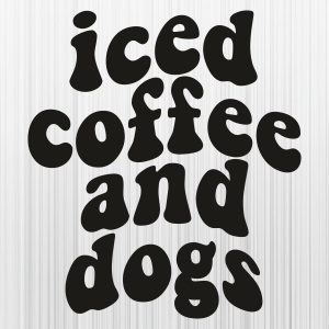 Iced-Coffee-And-Dogs-Svg
