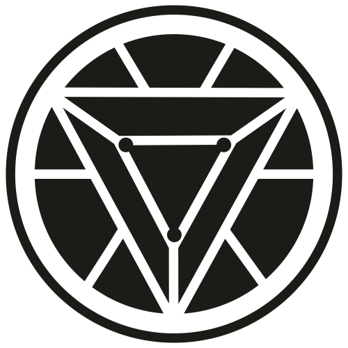 Iron Man Arc Reactor Logo Svg