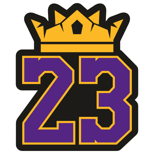 Lakers-23-Crown-Svg