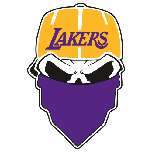 Lakers Skull Svg