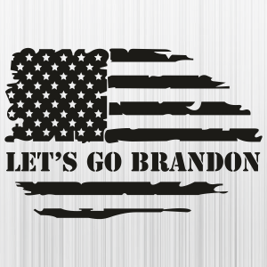 Lets Go Brandon Drip Us Flag Svg