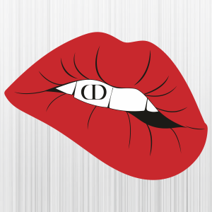 Dior-Sexy-Biting-Lips-Svg